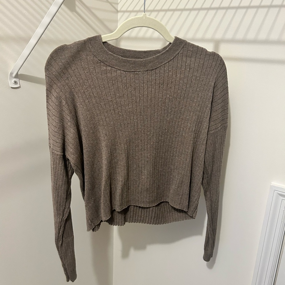 Madewell cropped sweater